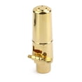 thumbnail image 4 of Boquilla para Saxofón, Boquilla de Metal para Saxofón Soprano Sib Chapado en Oro + Tapa + Abrazadera - Oro Sunnimix Boquilla de saxofón, 4 of 7