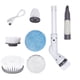 thumbnail image 5 of Cepillo eléctrico de limpieza con 4 cabezales intercambiables | Inalámbrico e impermeable para baño, azulejos, lechada y cocina | Incluye cable de carga USB, 5 of 9