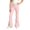 Pink, variant on HAJWOH Fall Winter Flare Pants for Girls Flare School Uniform Pants Elastic Waist Dress Pant School Outfits For Teen Girls Kids
