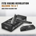 thumbnail image 6 of Viking Revolution - Double Edge Razor Blades - Men's Safety Razor Blades for Shaving Japanese Steel - 50 Count, 6 of 7