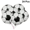 24Pcs 18 Inch Football Aluminum Foil Balloon Soccer Metallic Mylar Balloons Decoration