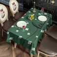 thumbnail image 2 of Lucky Leaf Clover Shamrock Tablecloth,Wipeable Polyester Table Cover for Rectangle Tables,Durable Tablecloths Decoration Tablecloths for Spring Easter Picnic Kitchen, 2 of 6