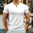 thumbnail image 4 of Camisetas para hombre, camiseta de secado rápido para hombre, camiseta lisa sin logotipo, camiseta lisa para gimnasio, cuello en V, ropa de verano barata y de alta calidad S, 4 of 5