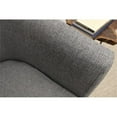 thumbnail image 6 of Pemberly Row 17.5" Traditional Polyester Fabric Club Chair in Gray, 6 of 6