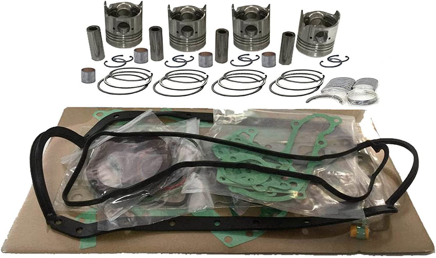 Seapple 4JG2 rebuild kit no Liners Valves Compatible with Isuzu Komatsu ...