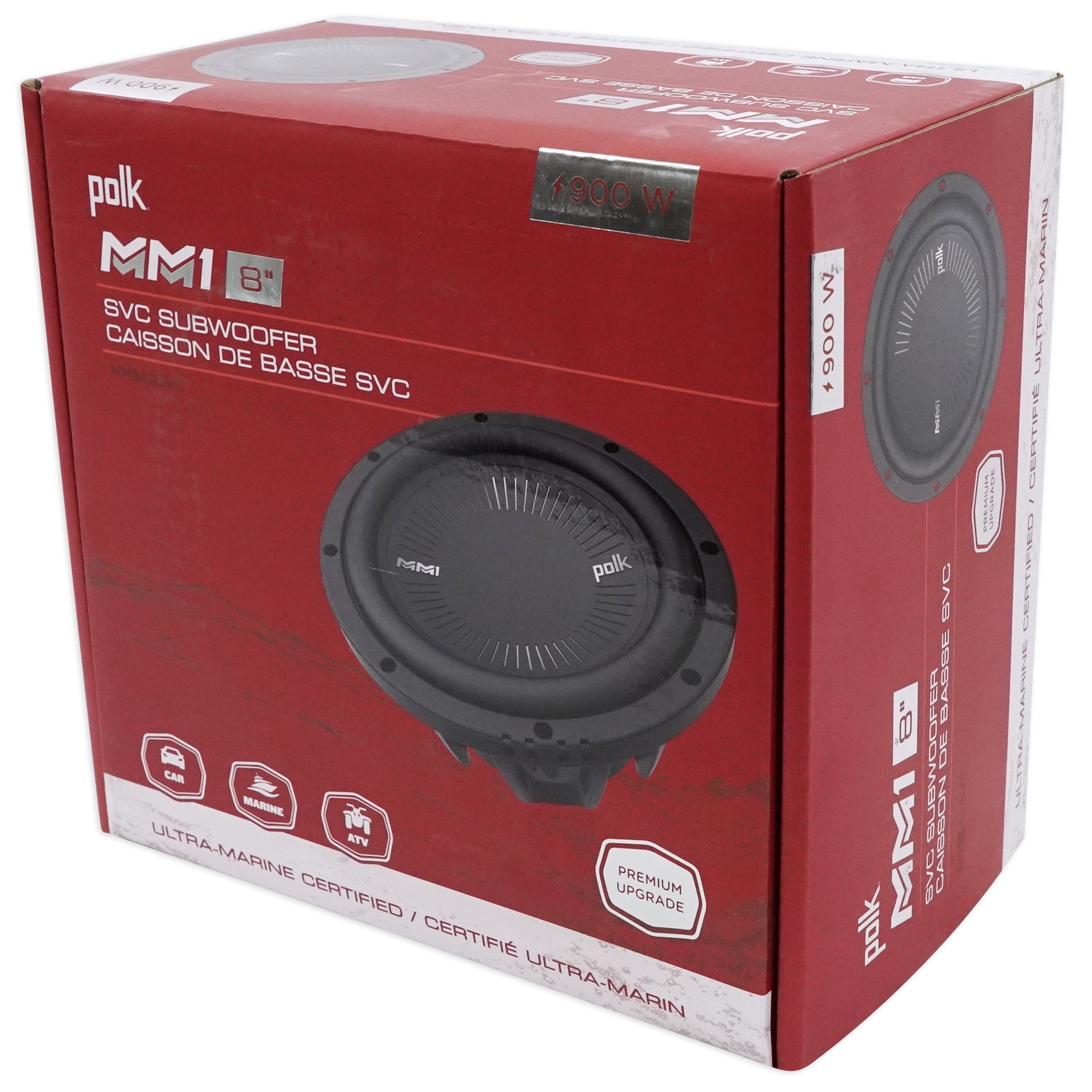 Polk Audio 8 DVC MM1-Series Subwoofer 900 W with Marine Certification