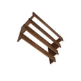 thumbnail image 2 of QualitChoice Wooden Display Riser Shelf Collectibles Display Stand for Dolls Figures Toys 3 Layer 40cm Brown 4 Layer 40cm, 2 of 6