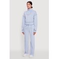 thumbnail image 4 of Women's Mock Neck Half Zip Cropped Pullover Sweatshirt, 4 of 5