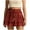 Red, variant on Flowy Shorts for Women Casual Drawstring Ruffle Tiered Skorts High Waist Mini Skirts Shorts