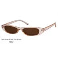 thumbnail image 5 of Gafas de sol estilo ojo de gato para hombre y mujer, anteojos de sol pequeños y estrechos, estilo Retro, SN224, 2024, 5 of 5