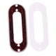 thumbnail image 4 of Marco de Anillo de montaje de pastilla de bobina simple perfke 3x para guitarra eléctrica rojo, 4 of 5