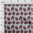 thumbnail image 2 of oneOone Georgette Viscose White Fabric Skull Quilting Supplies Print Sewing Fabric By The Yard 42 Inch Wide-aB, 2 of 5