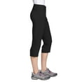 thumbnail image 1 of Eddie Bauer Womens Rainier Capris Black, 1 of 2