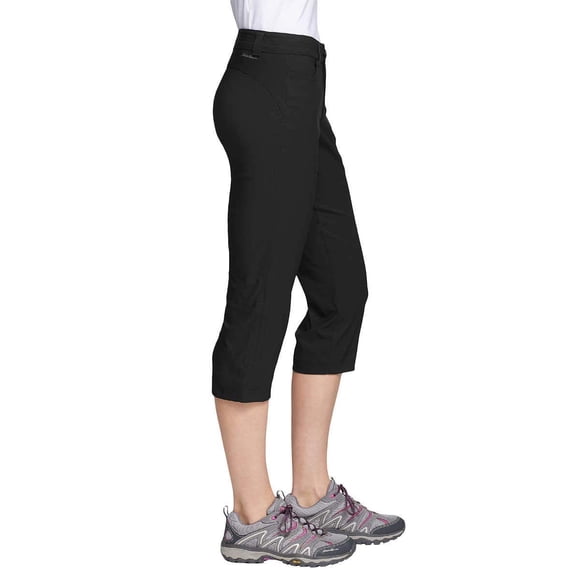 Eddie Bauer Womens Rainier Capris Black