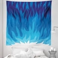 thumbnail image 1 of Trippy Tapestry, Abstract Gas Background Exploding Motion Energy Modern Printed Illustration, Fabric Wall Hanging Decor for Bedroom Living Room Dorm, 5 Sizes, Violet Blue, by Ambesonne, 1 of 1