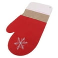 thumbnail image 2 of Gants de Panneau de Noël Écologiques Réutilisables Décoration de Porte d'Entrée de Noël pour Murs Arbres Cheminées Rouge, 2 of 21