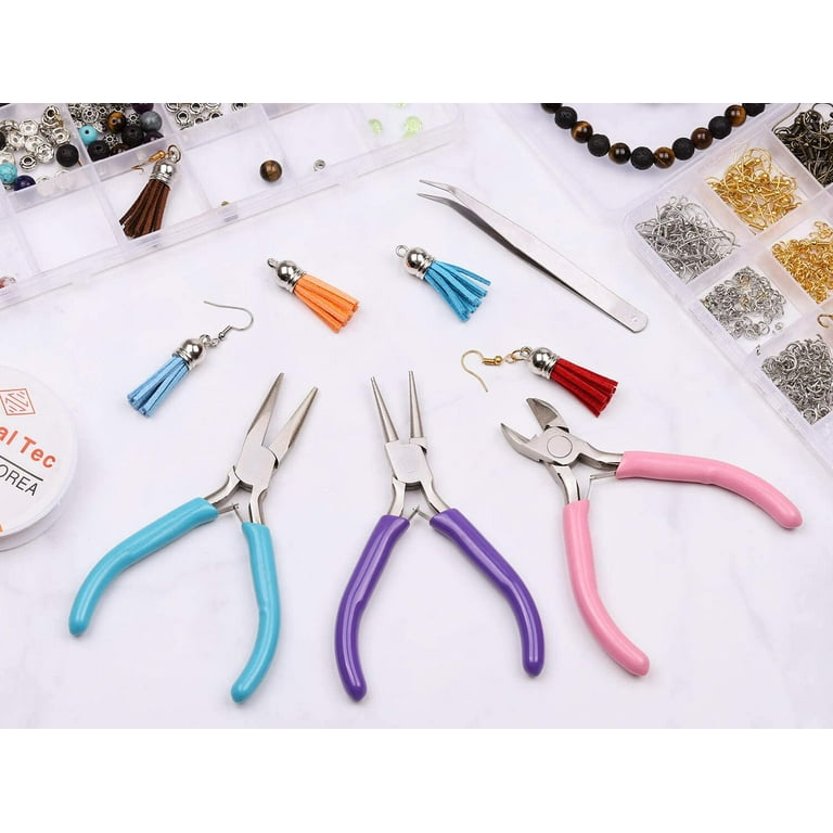 Pliers For Jewelry Making Crafts Repair Needle, Chain, Round Nose Pliers,  Wire Cutter Lopping