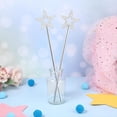 thumbnail image 3 of Varita Mágica de Princesa Negra, Varita de Hada, Varita de Estrella Brillante para Accesorios de Disfraces, Juego de Rol, Decoración de Fiesta de Cumpleaños, 3 of 5