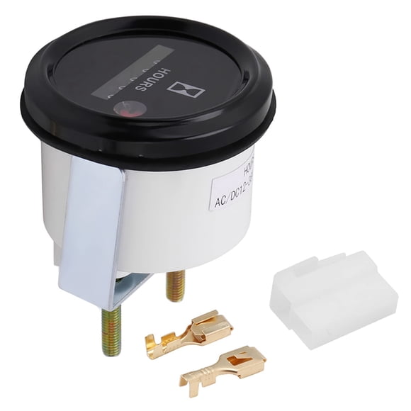 Medidor de horas AC/DC 12-36 V para motocicletas y automóviles