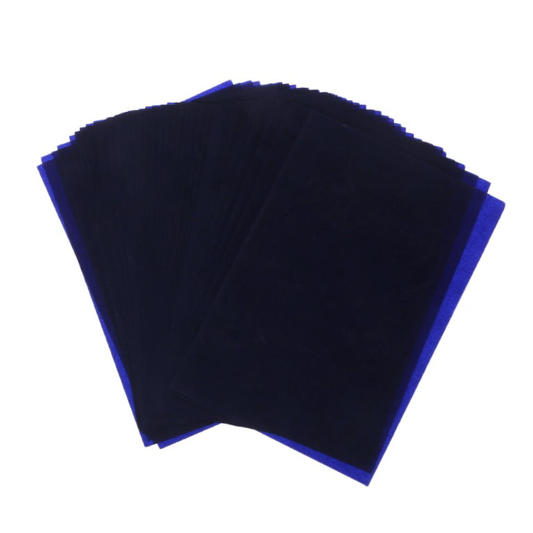 SagaSave 70 Sheets Carbon Paper for Tracing Carbon Transferring Transfer  Copy Graphite Paper Sheets A5 Sizes Blue