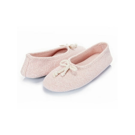Women's Memory Foam House Shoes Breathable Ballerina Slippers Anti-Skid House Slippers