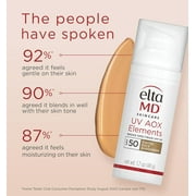EltaMD UV AOX Elements Tinted Mineral Face Sunscreen Lotion, Tinted Sunscreen for Face SPF 50 with Antioxidants, 1.7 oz Pump