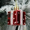 thumbnail image 5 of Viflosae Xmas Decorations Mini Christmas Tree Ornaments Christmas Ornaments Shatterproof Christmas Gift Box Shape Ornament Set for Christmas Tree Also Suitable for Other Party Decorations 6pcs, 5 of 9