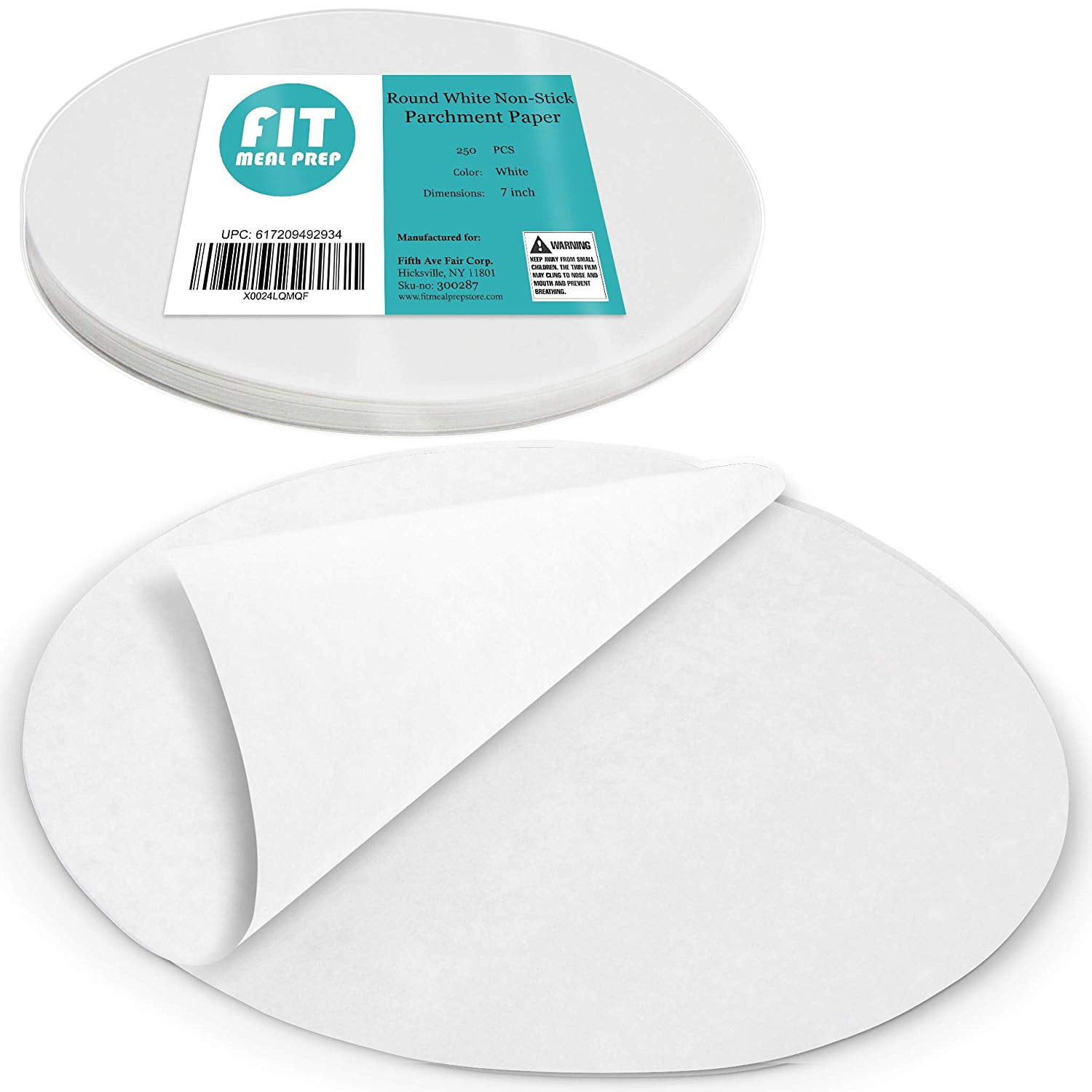 All Sizes Available Parchment Paper Pan Liner Round Circles 60 Pack 