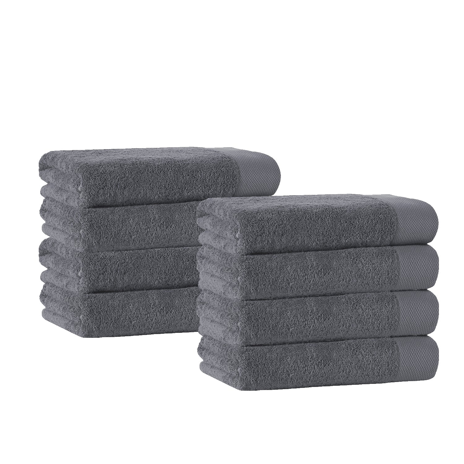 6 dozen salon hair hand towels soft 100% cotton 16x27 3#/dz dobby border premium 