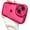 Rose Red, variant on Compatible for iPhone 15 Case with Clear Kickstand Creative Protective Design Case with Camera Holder for TPU Slim Shockproof Cool Phone Case for iPhone 15-Rose red