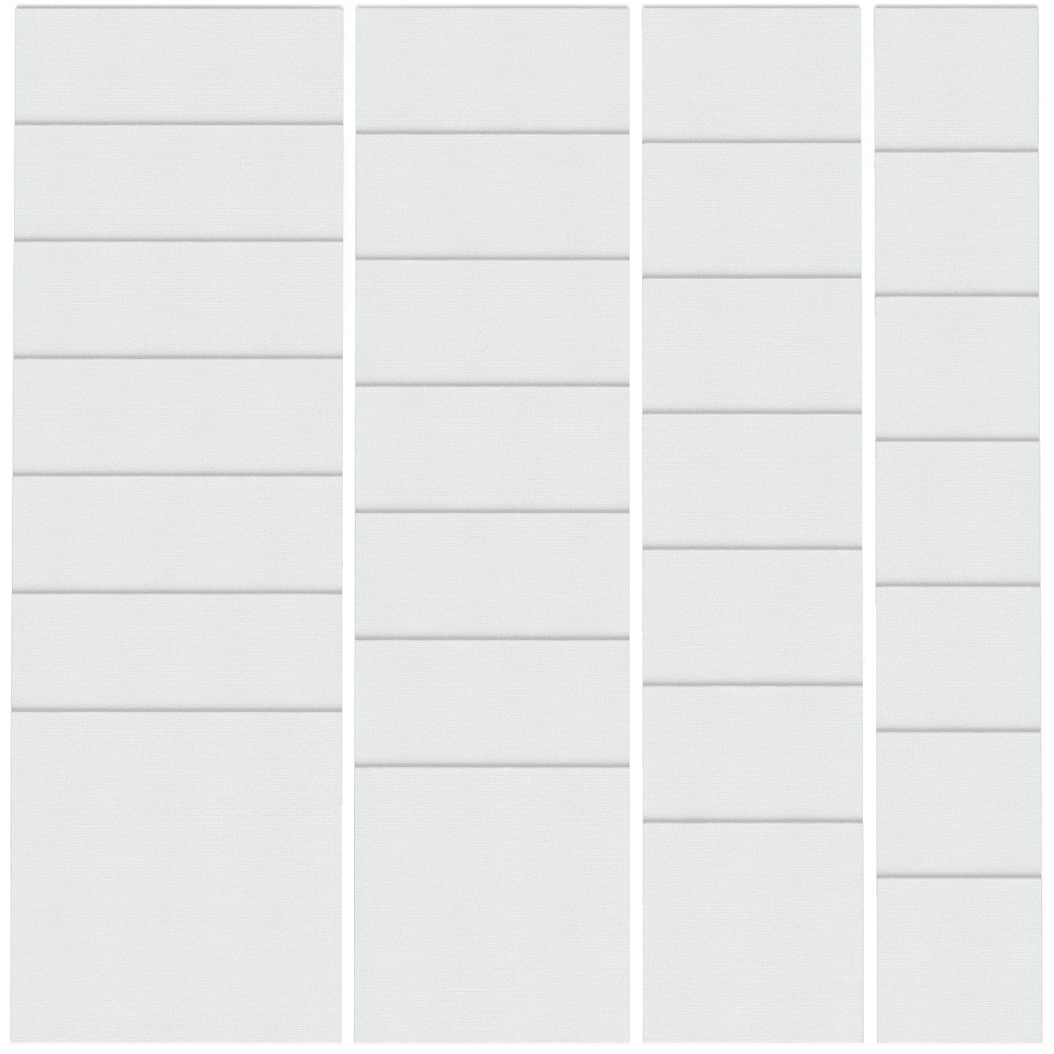 Arteza Premium Canvas Panels, White, Square, Multi Value Pack Multiple Sizes, Blank Canvas Boards for Painting - 28 Pack