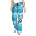 thumbnail image 2 of Picia Dolphin Womens Soft Woven Cotton Elastic Waistband Sleep Pajama Pant Lounge Sleep Pant With Pockets And Drawstring-Large, 2 of 9