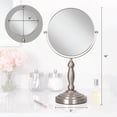 thumbnail image 4 of Zadro Dual Vanity Makeup Mirrors with Magnification and Swiveling Head, 4 of 7