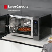 Toshiba 1.5 cu. ft., 1000 Watts Multi-Functional Microwave Oven, Smart Sensor, ML-EC42P(BS), Black Stainless Steel
