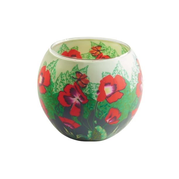 Benaya Art Ceramics The Milford Collection Poppies & Butterfly Tea