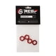 thumbnail image 5 of Bewildely 4 Uds 1/5 rueda de montaje hexagonal RC pieza de actualización adaptador fuerte de aleación de aluminio para XMAXX RC pieza de coche Kits de construcción modelo Rojo, 5 of 5