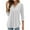 White, variant on gakvbuo Fall Clothes For Women 2022 Trendy Business Casual Plus Size Tops For WomenWomens Casual V-Neck 3/4 Sleeve Solid Waist T-Shirt Blouse Tops