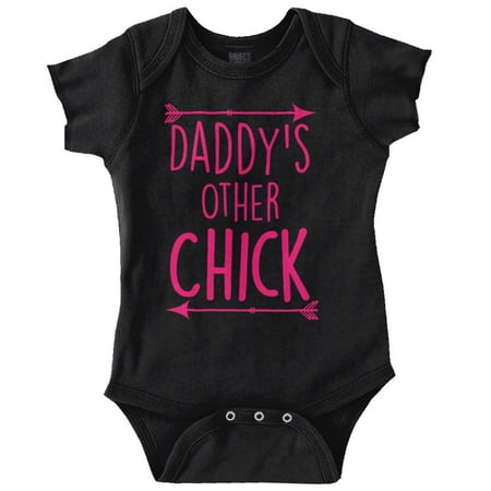 

Present New Dad Cute Funny Daughter Bodysuit Jumper Girls Infant Baby Brisco Brands 6M