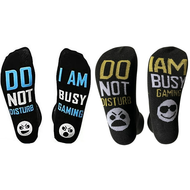 Novelty Socks Fashion Unisex Creative Sole Letter Print Cotton Socks Crew Socks