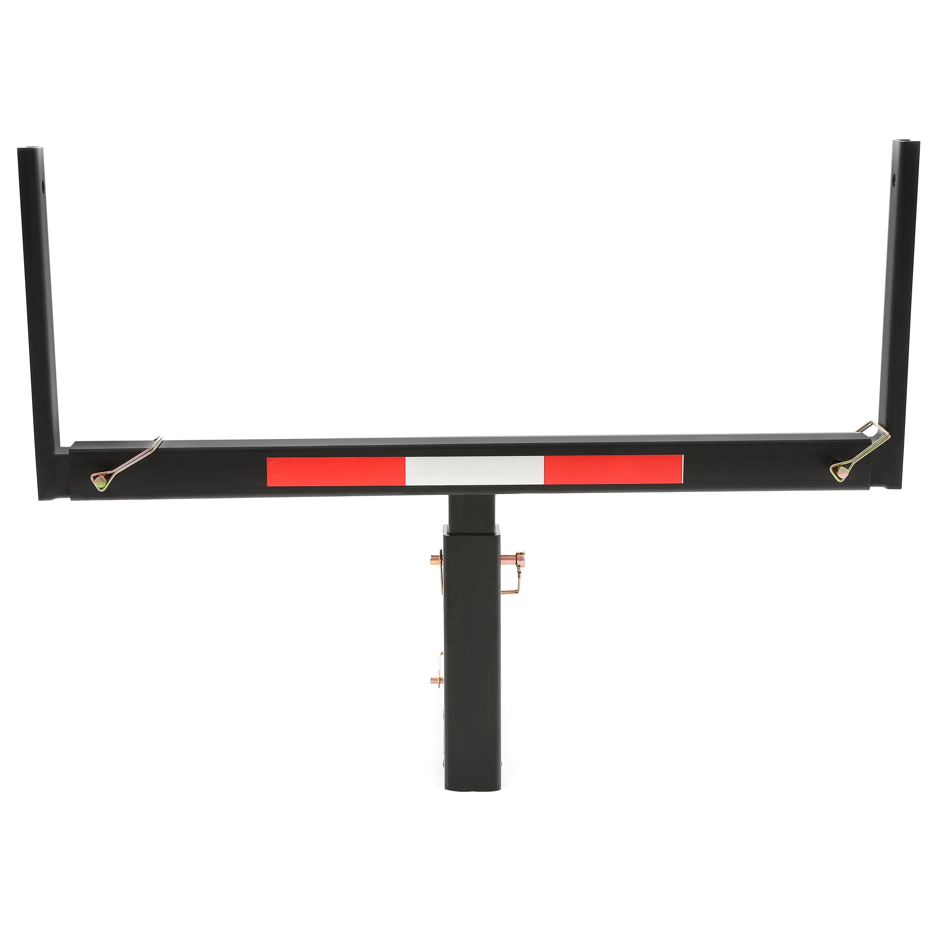 HECASA 2 in1 Adjustable Extender Extension Foldable Rack 2 inch Hitch Receiver Pick Up Truck SUV Bed Ladder Boat Kayak Lumber Carrier 750lbs Capacity w/Flag