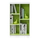 thumbnail image 4 of Librería Furinno Luder de 5 cubos blanco/verde, 4 of 7
