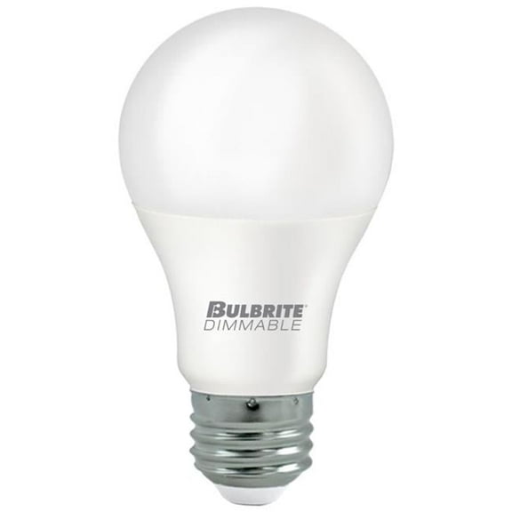 Bulbrite 862723 9W Led A19 60W Equiv Premium Dimmable Light - 4000K E26 120V, Pack of 4
