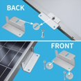 thumbnail image 4 of 4 Juego X Soportes de Montaje para Paneles Solares, Soporte de Aluminio Tipo Z para Techo de Paneles Fotovoltaicos., 4 of 6