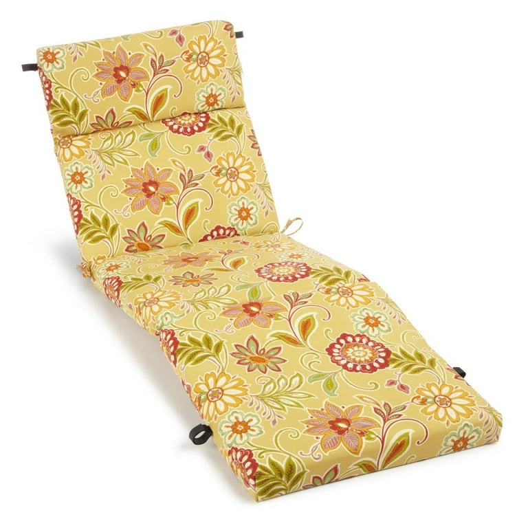 Blazing Needles 72 x 24 in. 3 Sectioned All Weather Outdoor Chaise