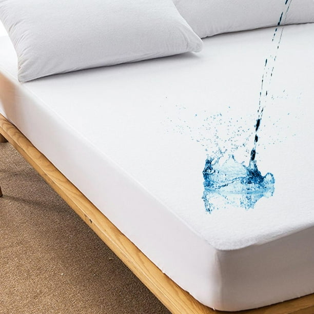 Heavy Vinyl Mattress Cover Twin Size Bed White 100 Waterproof Plastic Protector