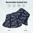 thumbnail image 4 of Kdxio Reflective Bucket Hat - Hand Drawn Rockets Print Bucket Hat for Men,Women, 4 of 9
