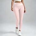 thumbnail image 5 of ATOYSOY High Waisted Leggings for Women Butt Lift Gentle Wrap Yoga Pants Solid Fabric Workout Running, 5 of 7