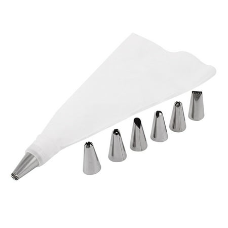 Stainless Steel DIY Cake Pastry Decorating Icing Piping Bag Nozzles Set ...