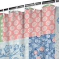 thumbnail image 3 of Pioneer Flower Floral Print Pattern Shower Curtain 84"x72", Bathroom Decorative Shower Curtain Set with 12 Hooks, Waterproof Washable, 3 of 6