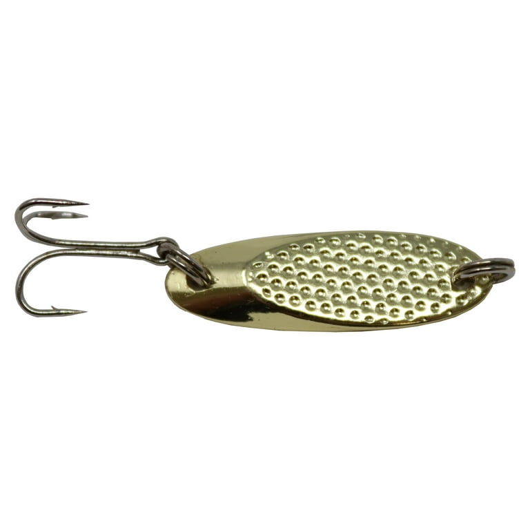 Acme Tackle Kastmaster Hammered Fishing Lure Spoon Gold 1/8 oz. 